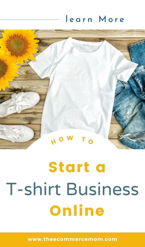 Learn how to start a t-shirt business online with ease! Follow these simple steps to transform your ideas into a profitable venture. Discover the secrets to success in the ever-growing print on demand industry. Don't miss out on your chance to create custom t-shirts and turn your passion into a thriving business. Tshirt Business Ideas, Thriving Business, Tshirt Business, Shirt Business, Making Extra Cash, Mom Blog, Secret To Success, Business Online, Extra Cash