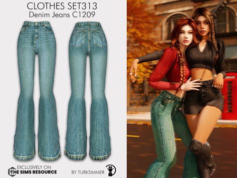 Bootcut Jeans Sims 4 Cc, Sims 4 Flared Jeans Cc, Bell Bottom Jeans Sims 4 Cc, The Sims Resource Clothing Y2k, Sims 4 Everyday Cc, Low Waisted Jeans Sims 4 Cc, Cowboy Sims 4 Cc Clothes, Sims 4 Bootcut Jeans, Sims 4 Flared Jeans