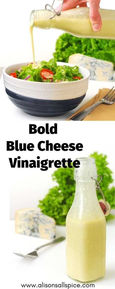 Blue Cheese Vinaigrette Dressing, Blue Cheese Vinaigrette, Blue Cheese Recipes, Salad Dressing Recipes Healthy, Blue Cheese Salad, Salad Dressing Recipes Homemade, Outback Steakhouse, Blue Cheese Dressing, Copykat Recipes