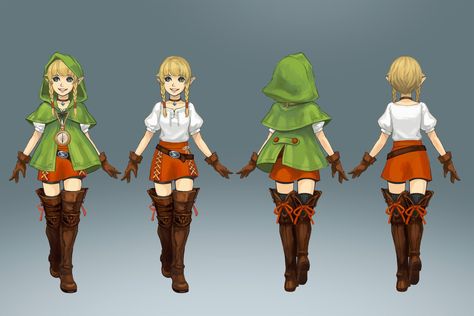 Linkle concept art | Linkle | Know Your Meme Hyrule Warriors Link, Link Cosplay, Zelda Cosplay, Cosplay Inspiration, Hyrule Warriors, Zelda Art, Nintendo 3ds, The Legend Of Zelda, Female Character Design