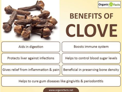 cloveinfo Benefits Of Cloves, Cloves Health Benefits, Cloves Benefits, Food Health Benefits, Herbs For Health, Healthy Liver, Healing Food, Natural Health Remedies, Chicken Curry