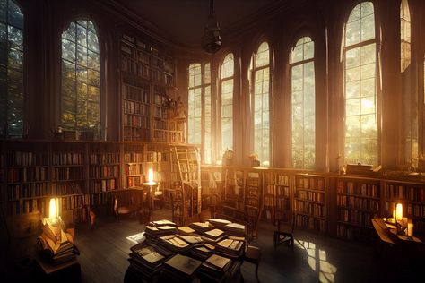 Library Background Landscape, Library Aesthetic Landscape, Dark Academia Study Aesthetic, Dark Academia Study, Space Concept, Academia School, Dream Library, Library Aesthetic, Library Art