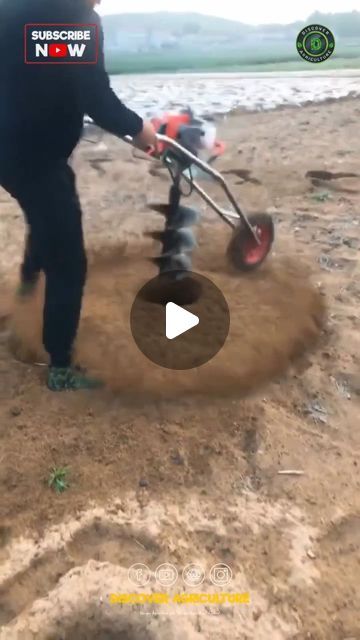 Discover Agriculture on Instagram: "Looking to make digging holes easier and faster? Consider using an Earth auger machine, also known as a hole digger machine! 

This powerful tool is designed to effortlessly drill through soil, making it ideal for various outdoor projects like fence installation, planting trees, or even setting up signs. 

With its efficient motor and durable drilling attachments, the Earth auger machine saves you time and energy compared to traditional manual methods. 

Enhance your productivity and get those job done with precision by investing in this essential piece of equipment!

#earthauger #machine #holdigger #agriculture #farming #gardening" Post Hole Diggers, Agricultural Tools, Digging Holes, Fence Installation, Digging Tools, Planting Trees, Agriculture Farming, Outdoor Projects, Trees To Plant