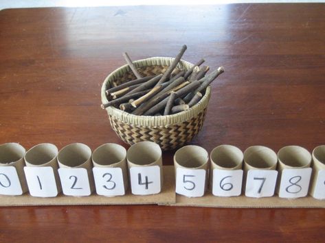 Tree Study, Montessori Math, Montessori Ideas, Counting Activities, Math Activities Preschool, Math Numbers, Math Curriculum, Montessori Materials, Preschool Math