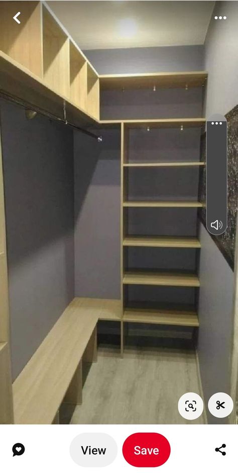 Narrow Closet Design, Organization Wardrobe, Narrow Closet, Wardrobe Organization, Aesthetic Wardrobe, Walk In Closet Design, Closet Design Layout, Closet Renovation, Closet Layout