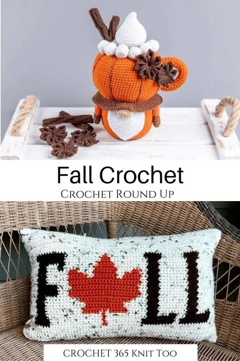 Fall Crochet Squares, Crochet Fall Pillow Covers, Fall Crochet Patterns Free, Market Crochet, Crochet Pumpkin Hat, Diy Gothic, Crochet Fall Decor, Crochet Pillow Patterns Free, Pillow Patterns