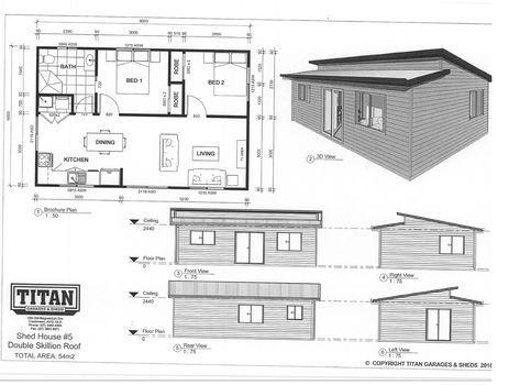 Small House Plans 18x21.3 Feet With One Bedroom Hip Roof - Em 2020 D9C Roof Detail Architecture, Micro House Plans, Small House Design Architecture, Free Floor Plans, Small Cabin Plans, Skillion Roof, House Plan With Loft, Bungalow Floor Plans, Affordable House Plans