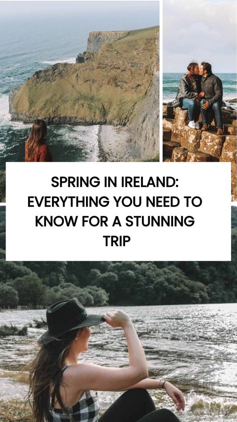 From the weather, to the best things to do in Ireland during spring, discover everything you need to know about spending Spring in Ireland! Spring In Ireland, Ireland In Spring, Ireland In March, Summer In Ireland, Things To Do In Ireland, Ireland Weather, Stay In A Castle, Visit Dublin, Ireland Travel Guide