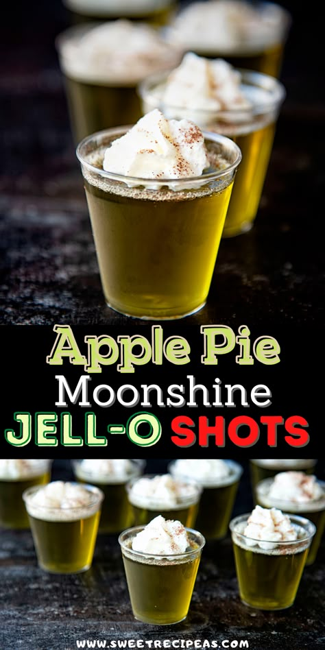 Jell O Shot Recipes, Shots Board, Jello Shooters, Shot Board, Jello Pudding Shots, Halloween Jello Shots, Apple Pie Moonshine, Jell O Shots, Jelly Shots