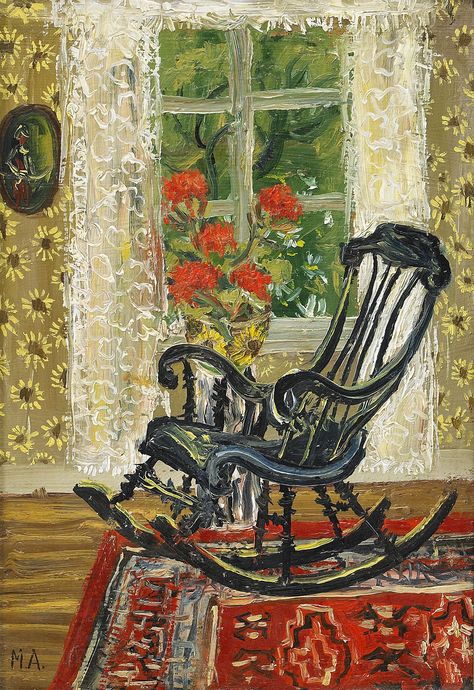 Rocking chair, Mårten Andersson. Swedish, born in 1934.