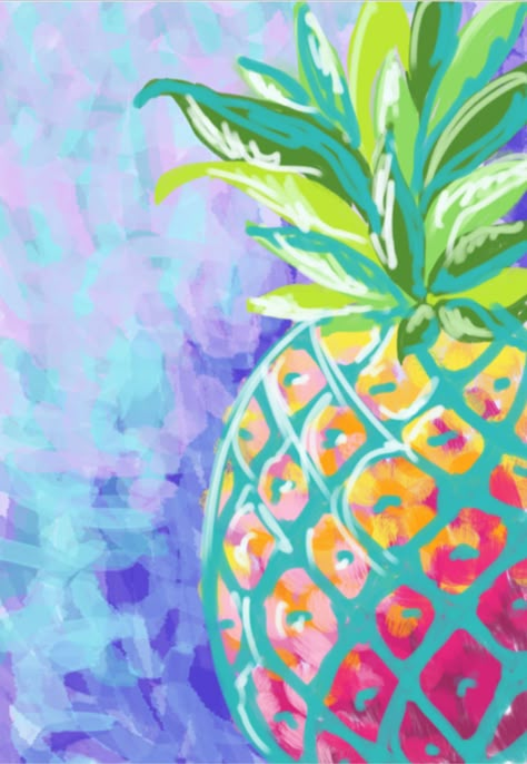 Pineapple Pineapple Color Palette, Pineapple Finger Painting, Easy Pineapple Painting, Pineapple Canvas Painting, Pineapple Aesthetic Art, Abstract Pineapple Painting, Pineapple Painting, Pineapple Art Print, Canvas Painting Projects