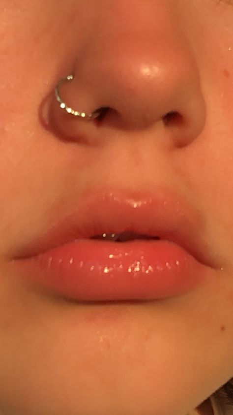 Nostril Jewelry Nose Piercings, Hoop Nose Ring Aesthetic, Nostril Piercing Hoop, Nose Piercings Ideas, Nostril Piercing Aesthetic, Nose Ring Aesthetic, Nose Pierce, Nose Piercing Aesthetic, Hoops Aesthetic