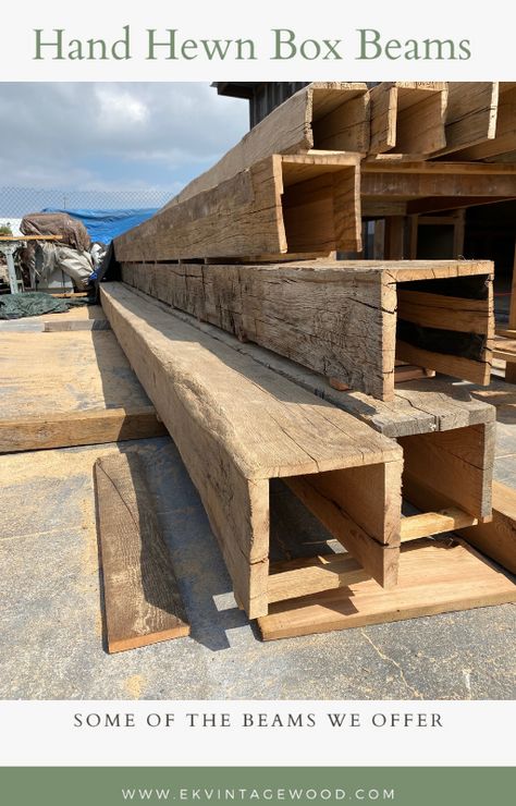 Box Beams, Building Memories, Reclaimed Wood Beams, Faux Beams, Cap Ferret, Reclaimed Oak, Patio Interior, Wood Beams, Ceiling Beams