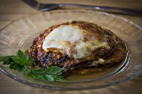 Eggplant Parm - My favorite dish in the whole world, to cook and to eat. Pork Chops With Peppers, Eggplant Parmesean, Vinegar Peppers, Pork Chops With Potatoes, Easy Eggplant, Eggplant Parmigiana, Chewy Bread, Eggplant Parm, Recipes Italian