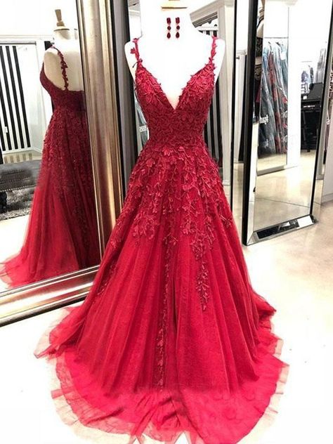 Red Sweet 16, Sweet Sixteen Dresses, Sweet 16 Dress, Prom Dresses Long Lace, Senior Prom Dresses, Sweet 16 Ideas, Prom Dress Ideas, 16 Dress, Lace Formal Dress