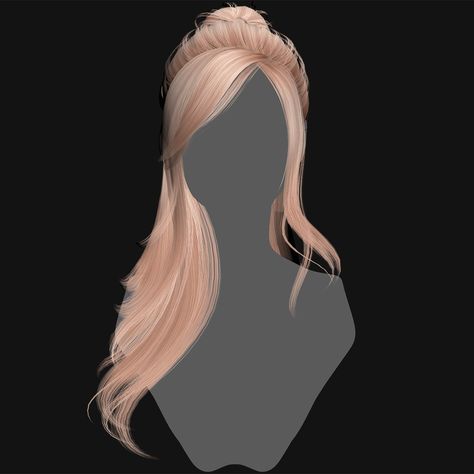 Sims 4 Pigtails Alpha, Ts4 Cc Hair Alpha Female, Side Part Sims 4 Cc, Ponytails Sims 4 Cc, Sims 4 Bow Hair, Sims 4 Cc Blowout Hair, Sims 4 Hair Styles, Sims 4 High Ponytail, Sims 4 Baddie Hair