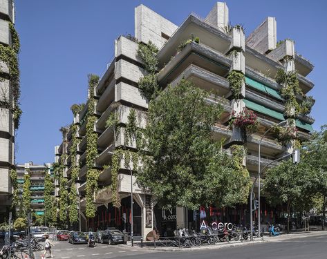 Gallery of Uncovering The Hidden Gems Of Brutalism In Madrid - 9 Housing Cooperative, Brutalist Buildings, Bel Art, Concrete Building, Architectural Photographers, Brutalist Architecture, Concrete Structure, Organic Architecture, Iconic Buildings