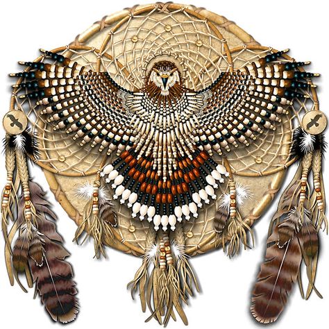 Red-Tail Hawk Dreamcatcher Mandala Atrapasueños Diy, Dream Catcher Mandala, Native American Crafts, Native American Peoples, Dream Catcher Diy, Native American Heritage, American Indian Art, Native American History, Native American Culture