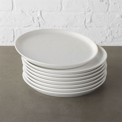 Modern Dinner Plates, White Salad, Unique Dinner, Appetizer Plates Set, Clean Plates, Melamine Dinner Plates, White Dinnerware, White Dinner Plates, Pretty Plates