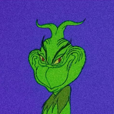 The Grinch Aesthetic Cartoon, Purple Grinch Wallpaper, The Grinch Icon, The Grinch Pfp, The Grinch Aesthetic, Cartoon Grinch, Widget Christmas, Grinch Cartoon, O Grinch