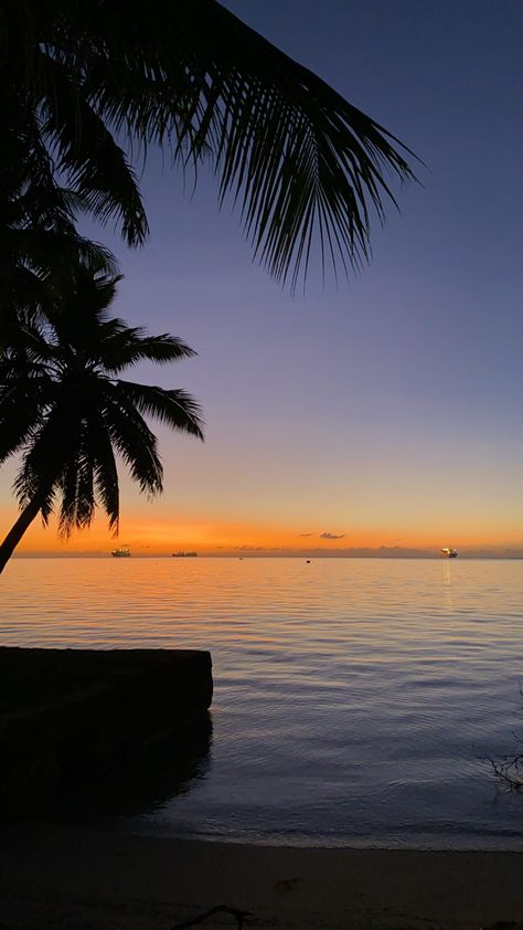 #sunset #island #beach #coconut #palmtrees #lockscreen Beach Lockscreen, Sunset Lockscreen, Orange Sunsets, Sunset Island, Beach Coconut, Nature Picture, Aesthetic Pics, Island Beach, Beach Photos