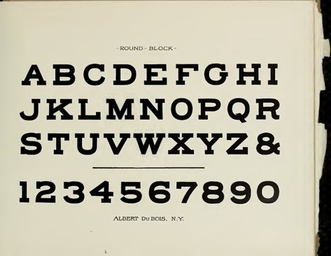 Collegiate Font, Sign Painter, Public Domain Books, Sign Fonts, Sports Fonts, Block Fonts, Block Lettering, Fonts Alphabet, Library Of Congress