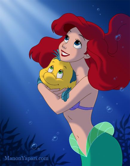 Ariel Holding Flounder Ariel Cartoon, Made In 2003, Real Disney Princesses, Ariel And Flounder, The Little Mermaid Ariel, Disney Cartoon Characters, Little Mermaid Ariel, Disney Princess Ariel, Disney Princess Drawings