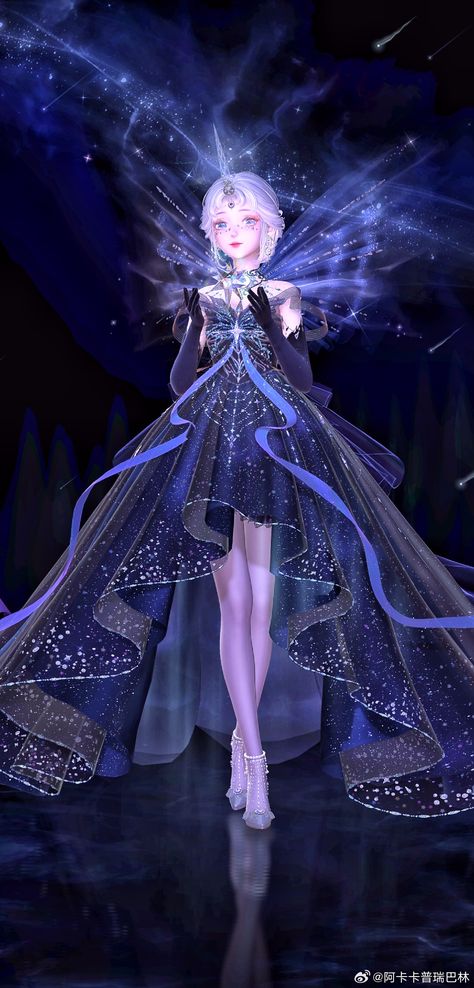 Shining Nikki Princess, Shining Nikki Outfits, Love Nikki Outfits, Glowing Dress, Mystical Outfits, Infinity Nikki, Ocs Ideas, Love Nikki, Fashion Makeover