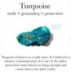 Healing Space, Gemstone Meanings, Crystal Therapy, Turquoise Crystal, Triple Goddess, Crystal Healing Stones, Les Chakras, Crystal Magic, Protection Stones