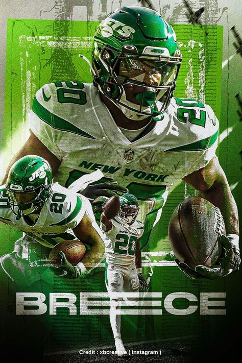 Breece Hall Wallpaper, Breece Hall, Nfl Jets, Nfl Wallpaper, New York Jets Football, Jets Nfl, Nfl Football 49ers, Football 49ers, Nfl Football Pictures