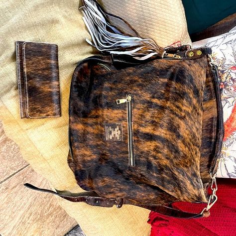 Charlie large tote with concealed carry pockets Brindle Cowhide, Cowhide Bag, Gorgeous Bags, Large Tote, Carry On, Bag Lady, Plus Fashion, Fashion Tips, Fashion Trends