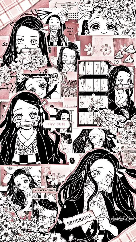 Nezuko Manga Wallpaper, Nezuko Wallpaper Aesthetic, Nezuko Kamado Wallpaper, Wall Posters Bedroom, Nezuko Wallpaper, Mpreg Anime, Poses Anime, Blonde Jokes, Anime Butterfly