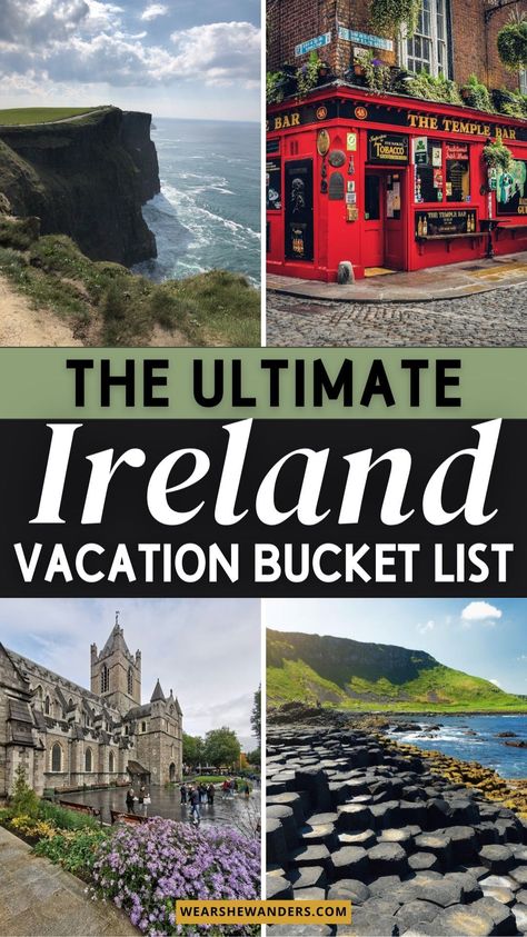 Leaving on an Ireland Holiday? Here are some bucket list worthy Ideas! When it comes to Europe Destinations, Ireland is beautiful with lots to do and see! Read though my Ireland Travel Guide for all the best things to do! Ireland Bucket List, Kilmainham Gaol, Bucket List Travel, Ireland Travel Guide, Ireland Trip, Irish Countryside, Ireland Vacation, Visit Ireland, England And Scotland