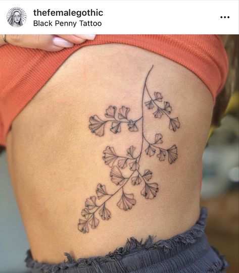 done by @thefemalegothic Ginkgo Tree Tattoo, Ginko Leaves Tattoos, Gingko Leaves Tattoo, Ginkgo Leaf Tattoo, Ginkgo Branch, Tree Branch Tattoo, Leaf Tattoo, Branch Tattoo, Ginkgo Tree