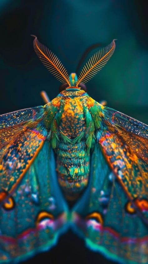 Close-up of a colorful moth with detailed patterns, macro shot. Nature and insect photography concept royalty free stock photos Ipad Widget Photos, Insects Aesthetic, Insect Aesthetic, Super Macro Photography, Moth Photography, Moth Pictures, Fauna Photography, Macro Nature Photography, Macro Insects