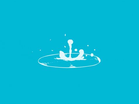 2d Water Animation, Water Motion Graphics, Water Animation Gif, Water Waves Drawing, Water Drop Animation, Splash Graphic Design, Water Splash Animation, Drop Animation, Splash Animation