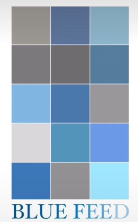 Instagram Color Scheme Feed Blue, Blue And White Instagram Feed, Instagram Feed Inspiration Colorful, Instagram Feed Plan, Blue Feeds, Palette Blue, Inmobiliaria Ideas, Ig Feed Ideas, Best Instagram Feeds