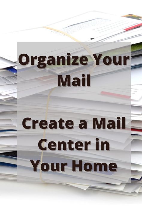 Mail clutter can contribute to growing piles of paper. Take control of those piles of paper and create a mail station to organize your mail. #decluttering #organizing #mail Mail Sorting Station Ideas, Mail Clutter, Home Mail Organization, Mail Organizer Countertop, Organizing Mail, Paper Organizing, Mail Station, Mail Center, Diy Mail