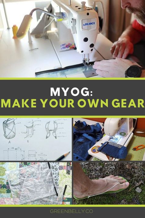 Make your own gear (or "MYOG" for short) is exactly what it sounds like – making your own backpacking gear. This do-it-yourself minimalist ethic has been an integral part of backpacking, especially ultralight backpacking. We cover a list of the common ways to make popular gear items. Diy Hiking Backpack, Making A Backpack, Diy Backpacking Gear, Diy Ultralight Backpacking Gear, Diy Backpack Accessories, Myog Ultralight, Assassins Outfit, Minimalist Camping Gear, Myog Backpack