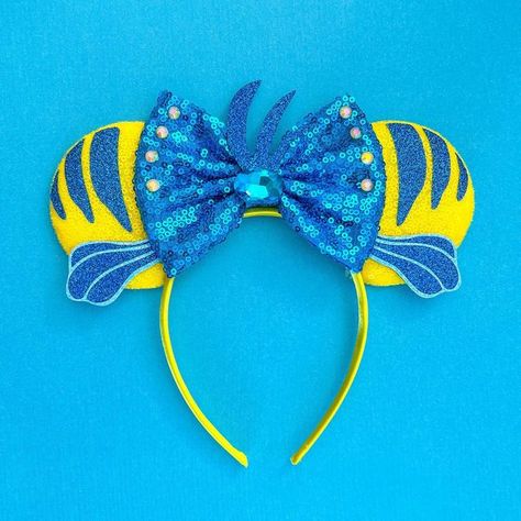 Mermaid Ears, Diy Disney, Mouse Ears Headband, Mickey Mouse Ears, Ears Headband, Minnie Mouse Ears, Disney Ears, Disney Diy, Little Outfits