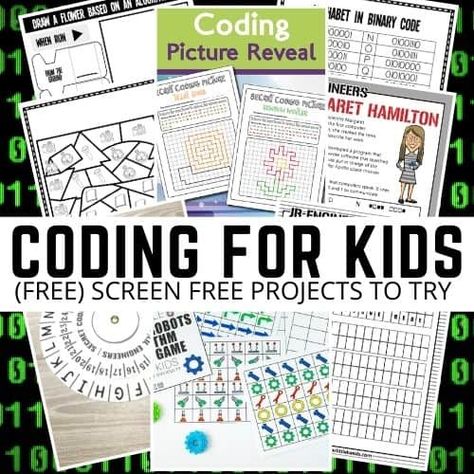 Coding Activities For Kids, Lego Coding, Computer Coding For Kids, Unplugged Coding Activities, Coding Activities, Coding Classes For Kids, Fun Stem Activities, Coding Games, Coding Lessons