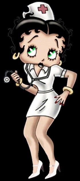 Nurse Betty Nurse Clip Art, Nurse Betty, Betty Boop Tattoos, Betty Boop Classic, Animated Cartoon Characters, Black Betty Boop, Betty Boop Art, Betty Boop Cartoon, Betty Boop Pictures