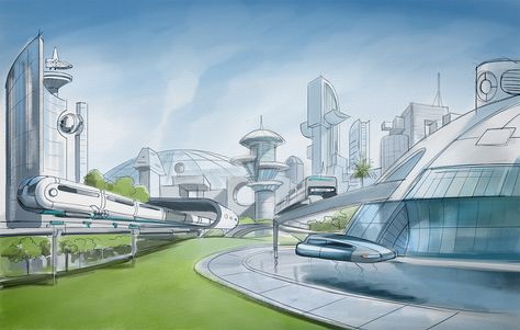 Future City Drawing Easy, Future Drawing Ideas, Futuristic City Utopia, Utopia City, Future Drawing, Town Drawing, Scratch Book, Futuristic House, City Sketch