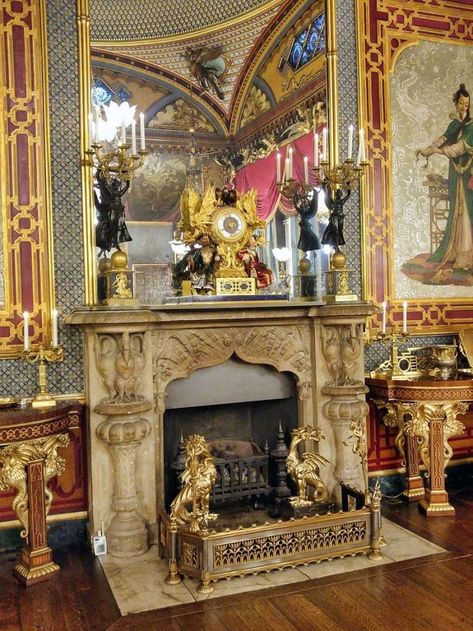 Royal Fireplace, Royal Pavilion Brighton, Royal Pavilion, Brighton England, Barometer, Buckingham Palace, Ground Floor, Photo Credit, Brighton