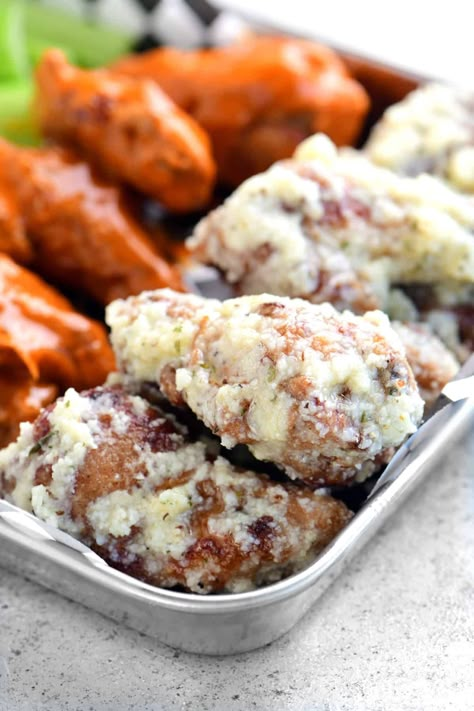 Wing Sauce Recipe, Parmesan Wing Sauce, Chicken Wing Sauce Recipes, Wings Chicken, Parmesan Wings, Garlic Parmesan Wings, Wing Sauce Recipes, Gunny Sack, Chicken Wing Sauces