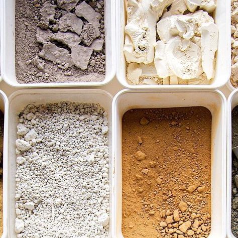 Kirstie van Noort on Instagram: "While sorting out the studio archive, I stumbled upon these wild clay samples from Cornwall, UK—unprocessed and unfiltered. They boast the most beautiful and purest colors, all derived from the (former) local industries.

#soilsamples #soil #colorsoftheearth #localsoil #kirstievannoort #clayresearch #earthvalue #thinklocal #earthcolors #sustainablecolours #sustainablethinking #wastebasedceramics #colourworkshops #colourandmaterials #localclay #localmaterials #wildclay #experimentwithclay #localcolours #naturalpigments #ceramicpaintsamples" Wild Clay, Cornwall Uk, Paint Samples, Pure Color, Cornwall, The Studio, Soil, Most Beautiful, Cottage