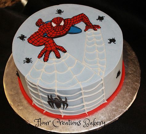 Spiderman Birthday Cake | Spiderman Birthday Cake. | Flickr Boys 18th Birthday Cake, Cake Designs For Boy, Spiderman Birthday Cake, Superhero Birthday Cake, Novelty Birthday Cakes, Superhero Cake, Spiderman Cake, Cartoon Cake, Birthday Cake Recipe