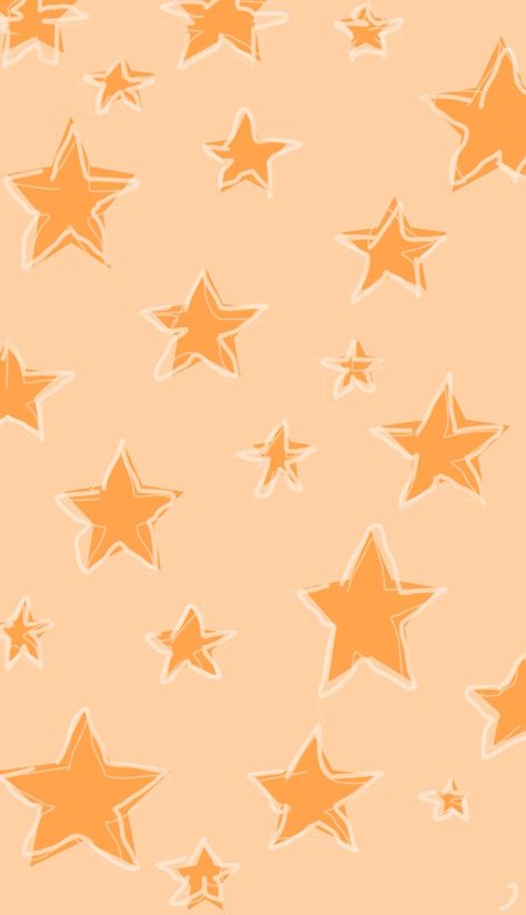 Stars | aesthetic | wallpaper | orange Wallpapers Rosa, Aesthetic Star, Orange Phone, Star Background, Orange Aesthetic, Orange Wallpaper, Star Wallpaper, Yellow Wallpaper, Yellow Aesthetic