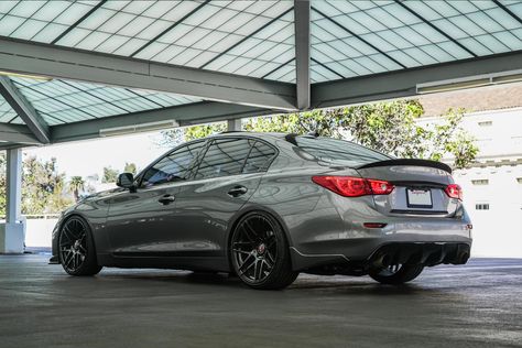 Infiniti Q50 Wheels | Curva Concepts C300 Aftermarket Wheels Dodge Charger Models, Dark Grey Paint, Stance Cars, Oem Wheels, Infiniti Q50, Aftermarket Wheels, Black Wheels, First Car, Performance Cars