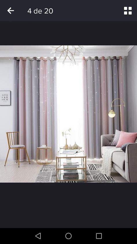 Blackout Curtains Living Room, Curtain Living Room, Curtain Bedroom, Print Bedroom, Bedroom Window, Grey Panels, Baby Announcements, Kids Curtains, Beautiful Curtains